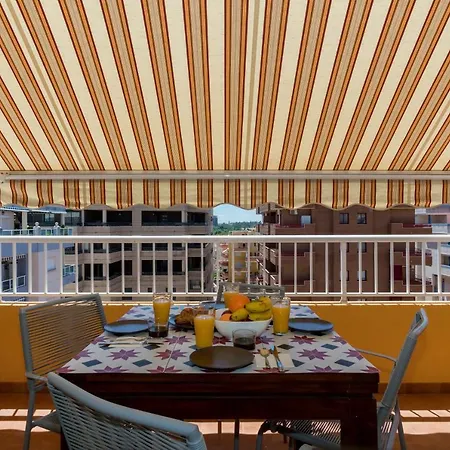 Duplex Penthouse With Terrace. Beach-pool Apartment